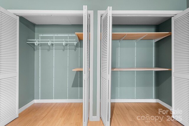 view of closet