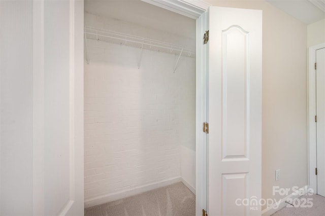 view of closet