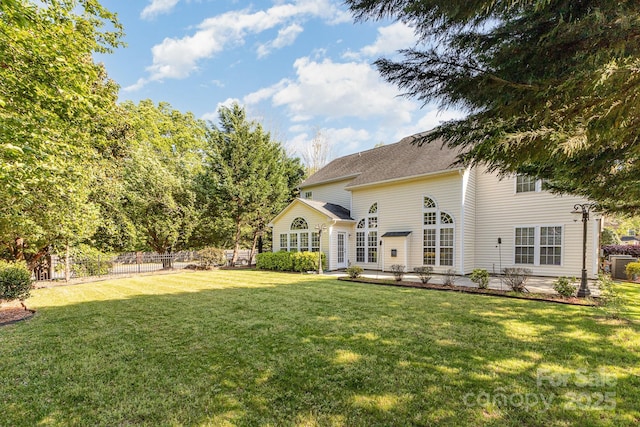 6941 Augustine Way, Charlotte, NC 28270 - rear view of property with a patio area