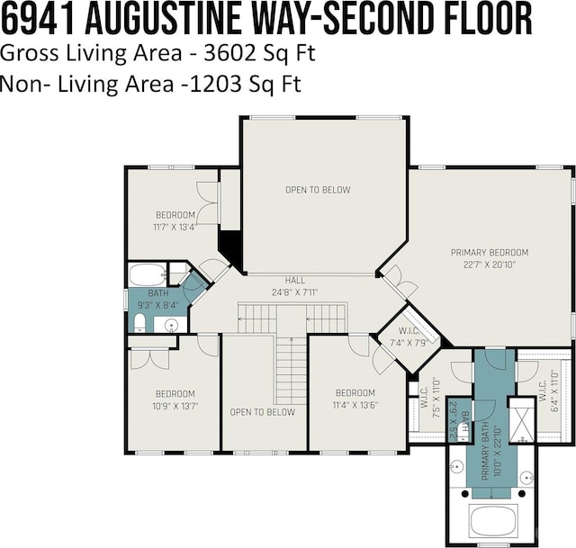 6941 Augustine Way, Charlotte, NC 28270 - home floor plan