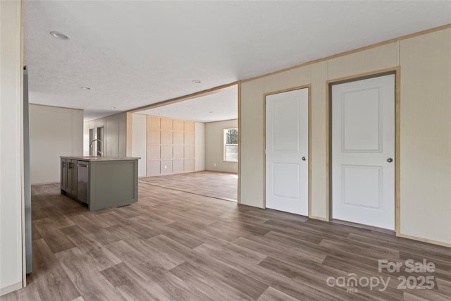 5989 Kaylas Ridge Rd, Connelly Springs, NC 28612 - unfurnished living room featuring wood finished floors