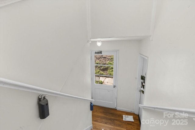 343 Wakefield Dr Unit C, Charlotte, NC 28209 - foyer with wood finished floors