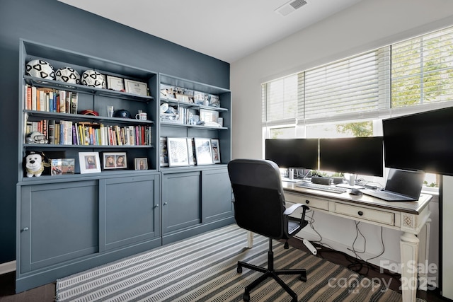 15127 Oleander Dr, Charlotte, NC 28278 - home office featuring visible vents