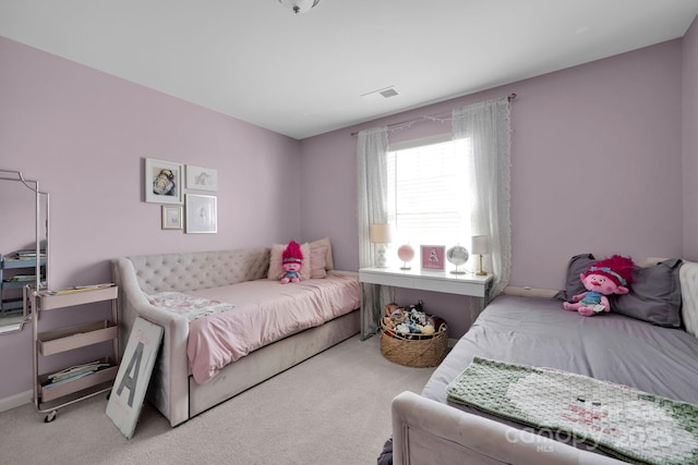 15127 Oleander Dr, Charlotte, NC 28278 - bedroom with visible vents, baseboards, and carpet