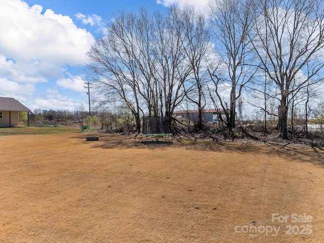 218 Little Man Dr, Boiling Springs, SC 29316 - view of yard with a trampoline