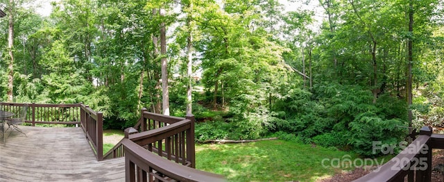 2540 Heritage Cir, Statesville, NC 28625 - view of wooden terrace