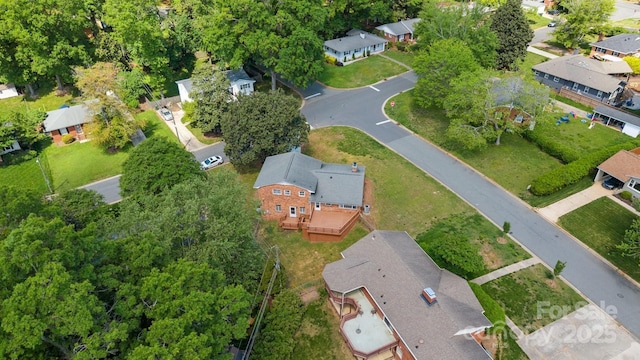 birds eye view of property featuring a residential view