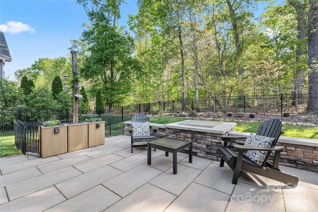 4012 Brandywine Ter, Lancaster, SC 29720 - view of patio with a fenced backyard