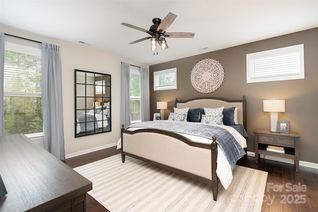 3028 Quinebaug Rd, Fort Mill, SC 29715 - bedroom with baseboards, visible vents, and wood finished floors