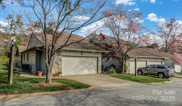 104 Parkway Ct Unit 1, Asheville, NC 28803 - view of front of property with an attached garage and concrete driveway