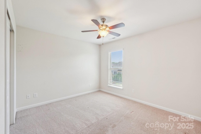 5037 Nighthawk Dr, Fort Mill, SC 29707 - carpeted empty room featuring baseboards and ceiling fan