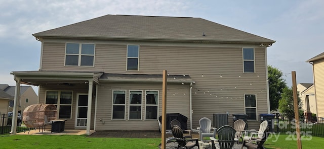 5037 Nighthawk Dr, Fort Mill, SC 29707 - back of house with a patio and roof with shingles