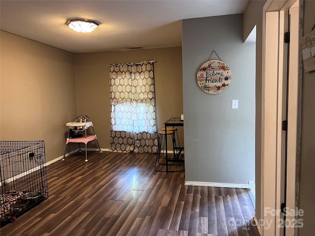 541 Pilgrim Rd, Ellenboro, NC 28040 - miscellaneous room featuring wood finished floors, baseboards, and visible vents