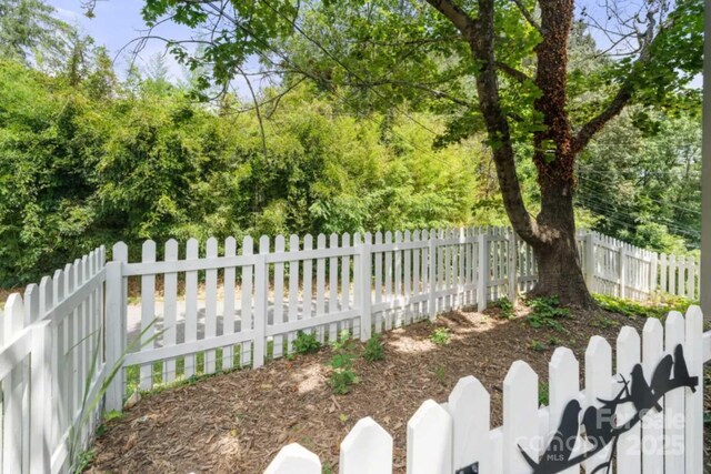 88 S Main St, Weaverville, NC 28787 - view of yard featuring fence