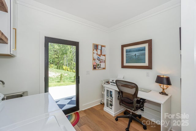 153 High Hills Dr, Mooresville, NC 28117 - office featuring light wood-type flooring and baseboards
