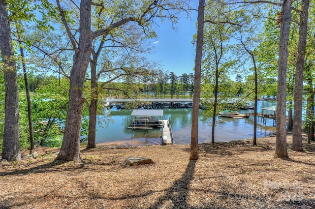 153 High Hills Dr, Mooresville, NC 28117 - dock featuring a water view