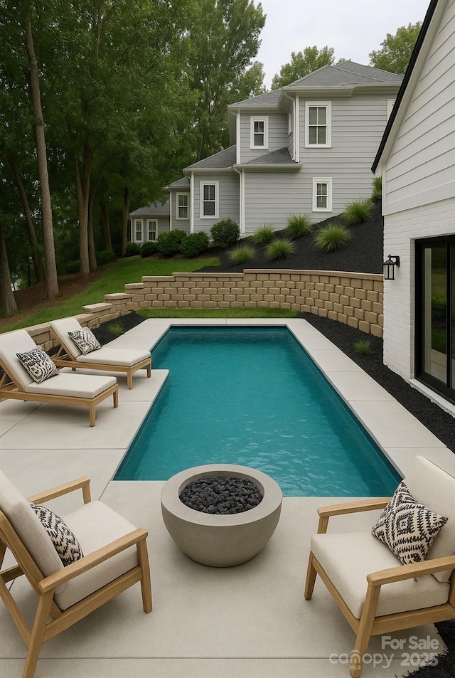 153 High Hills Dr, Mooresville, NC 28117 - outdoor pool featuring a patio area