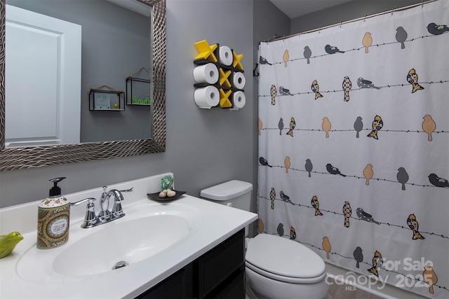 7397 Mill Ruins Ave SW, Concord, NC 28025 - full bathroom featuring vanity and a shower with curtain