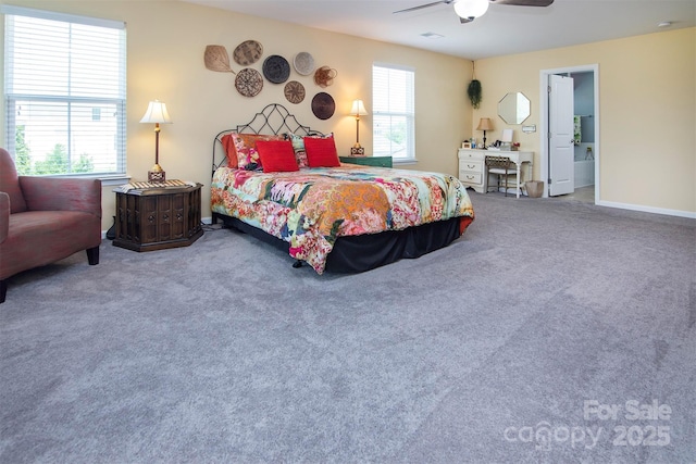 7397 Mill Ruins Ave SW, Concord, NC 28025 - carpeted bedroom with ceiling fan