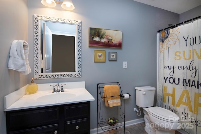 7397 Mill Ruins Ave SW, Concord, NC 28025 - full bathroom featuring vanity and a shower with curtain