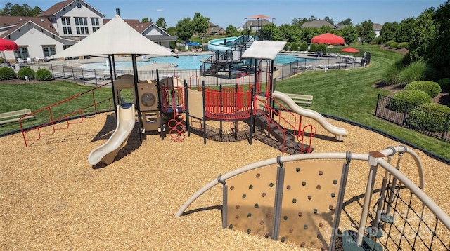 7397 Mill Ruins Ave SW, Concord, NC 28025 - communal playground with a community pool