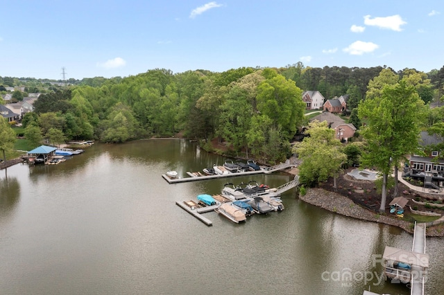 263 Fernbrook Dr, Mooresville, NC 28117 - aerial view of a large body of water and a forest