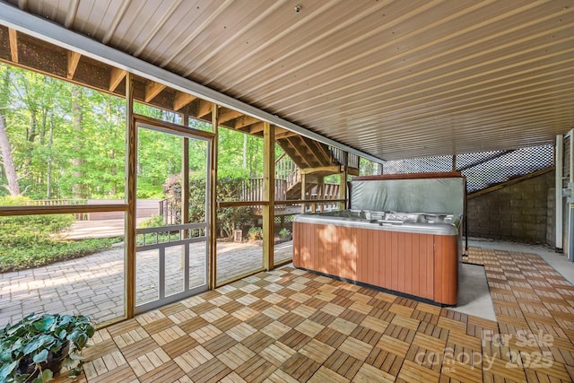 263 Fernbrook Dr, Mooresville, NC 28117 - view of unfurnished sunroom