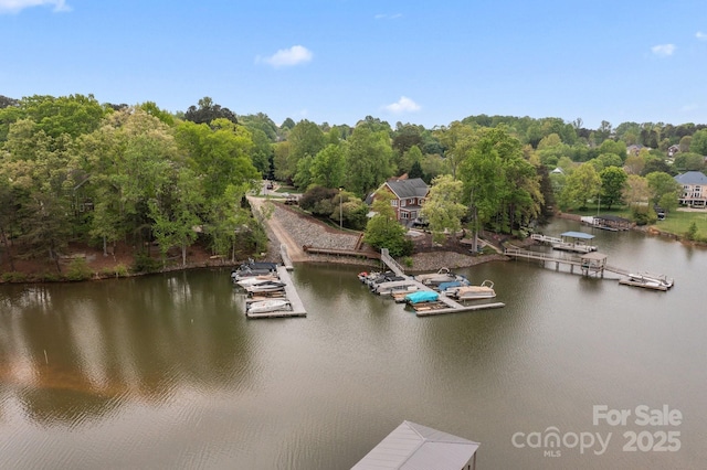 263 Fernbrook Dr, Mooresville, NC 28117 - aerial view of a nearby body of water