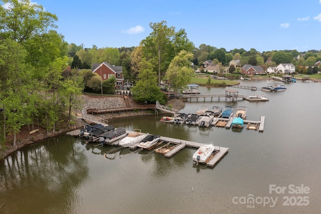 263 Fernbrook Dr, Mooresville, NC 28117 - dock area featuring a water view