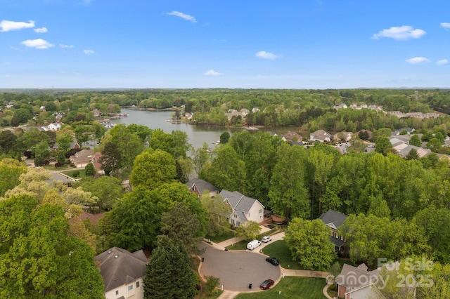 263 Fernbrook Dr, Mooresville, NC 28117 - aerial view of residential area featuring a nearby body of water