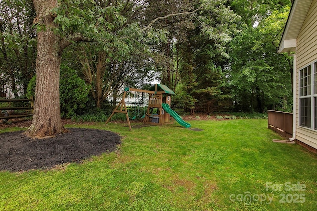 3404 Pasture View Ct, Charlotte, NC 28269 - view of yard with a playground