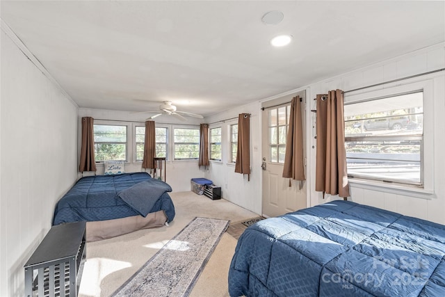 6778 Emerald Isle Dr, Sherrills Ford, NC 28673 - bedroom with carpet flooring and a ceiling fan