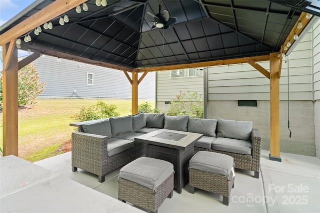 513 Sandbar Pt, Lake Wylie, SC 29710 - view of patio / terrace with a gazebo and an outdoor hangout area