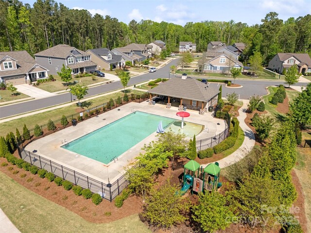 513 Sandbar Pt, Lake Wylie, SC 29710 - aerial view featuring a residential view