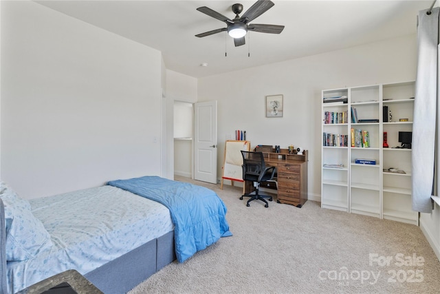 184 Tetcott St, Mooresville, NC 28115 - carpeted bedroom with ceiling fan and baseboards