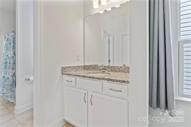 184 Tetcott St, Mooresville, NC 28115 - bathroom with tile patterned floors and vanity