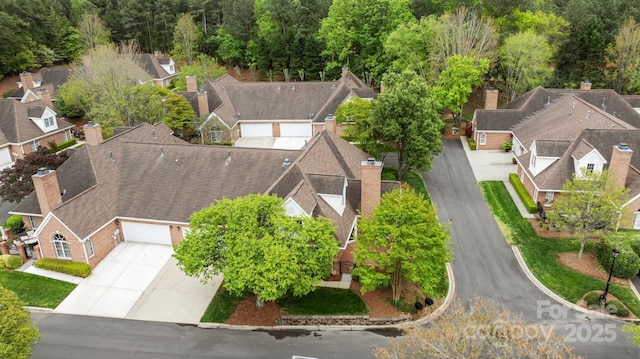 7502 Hurstbourne Green Dr, Charlotte, NC 28277 - bird's eye view featuring a residential view