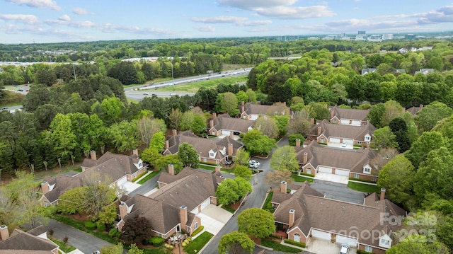 7502 Hurstbourne Green Dr, Charlotte, NC 28277 - drone / aerial view with a residential view