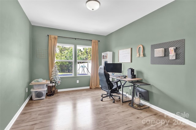 3153 Pinehills Way, Mount Holly, NC 28120 - office featuring baseboards and wood finished floors