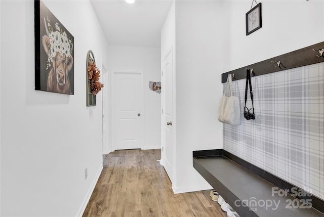 3153 Pinehills Way, Mount Holly, NC 28120 - hall with baseboards and wood finished floors