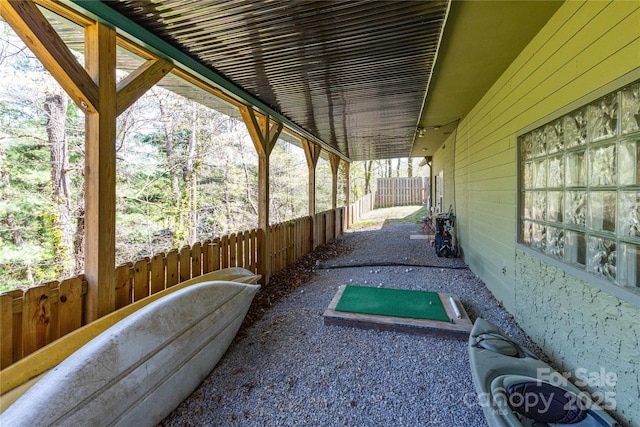 22 Robinhood Rd, Asheville, NC 28804 - view of patio featuring fence
