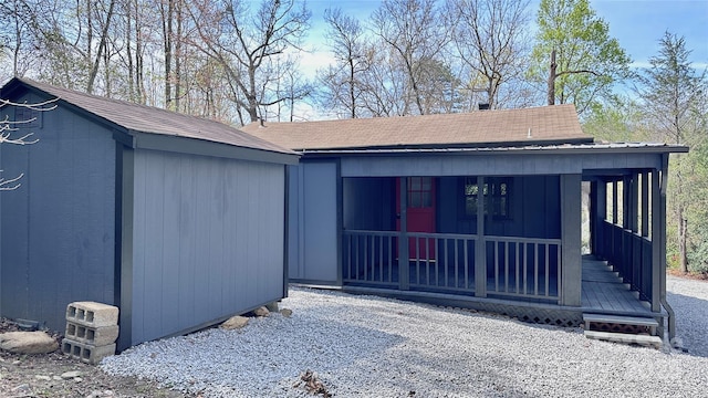 25 Dew Waite Rd, Black Mountain, NC 28711 - exterior space with covered porch