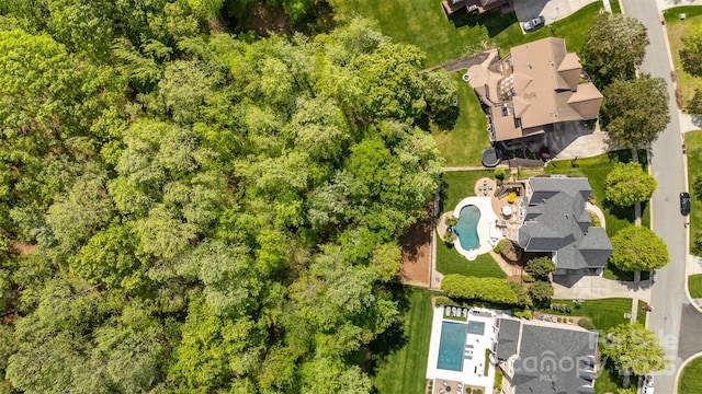 birds eye view of property featuring a residential view