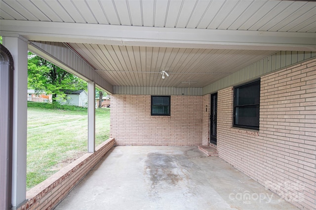 134 Piedmont Dr, Kannapolis, NC 28081 - view of patio / terrace with an attached carport