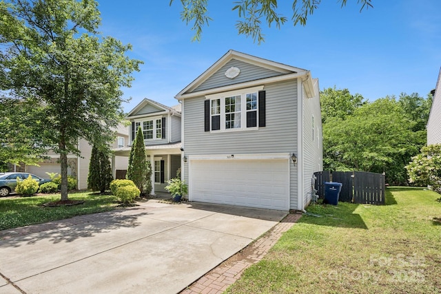 5611 Hammermill Dr, Harrisburg, NC 28075 - traditional home with a garage and concrete driveway