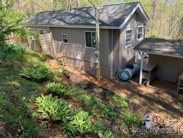 view of side of home