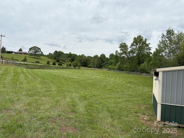 3670 Maple Creek Rd, Rutherfordton, NC 28139 - view of yard featuring a view of countryside