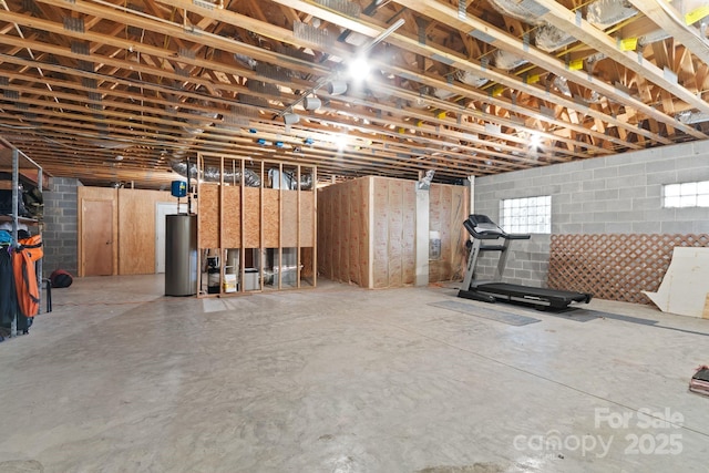 3670 Maple Creek Rd, Rutherfordton, NC 28139 - below grade area featuring water heater