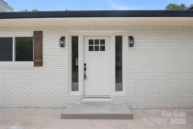 1904 27th Avenue Dr NE, Hickory, NC 28601 - view of exterior entry with brick siding