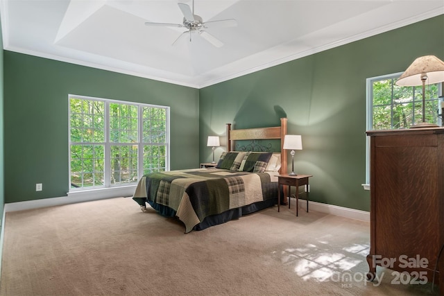 4516 Stryker Dr, Matthews, NC 28104 - bedroom with ornamental molding, carpet, and baseboards